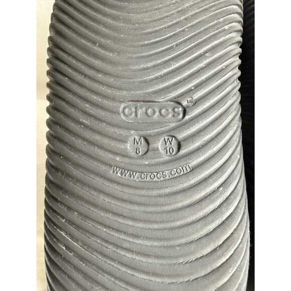 Crocs Mellow Recovery Clogs Black Unisex Men’s 8 Women’s 10 Comfort Slides - Picture 10 of 10